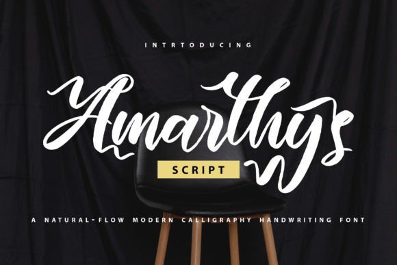 Amarthys: Elegant Script Font for Creative Projects