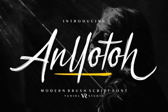 Anllotoh: A Modern Script Font