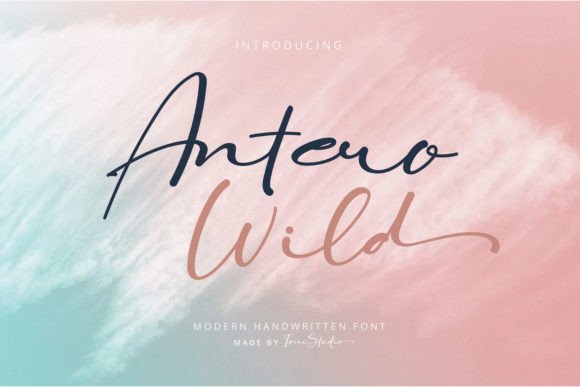 Antero Wild: A Font for Impactful Design
