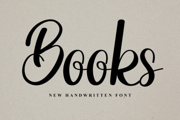Books: A Handwritten Font for Creative Makers