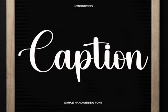 Caption: A Handwritten Font for Modern Web Design