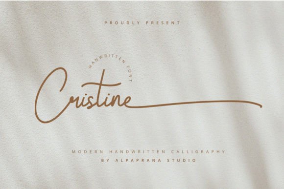 Cristine: A Stylish Handwritten Font