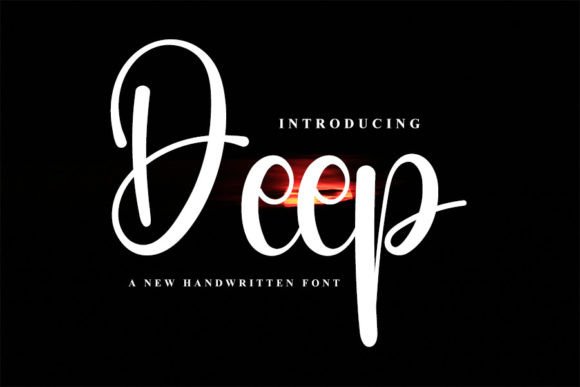 Deep: A Handwritten Font for Creative Makers