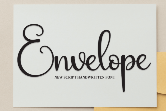 Envelope: A Handwritten Font for Elegant Design
