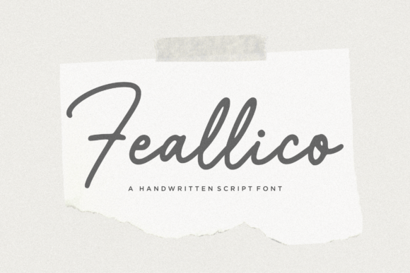 Feallico: A Handwritten Script Font That Makes Your Brand Feel Human
