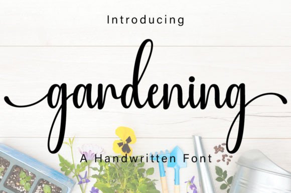 Gardening: A Font for Creative Projects