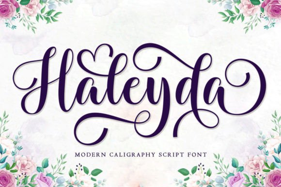 Haleyda: Elegant Handwritten Font