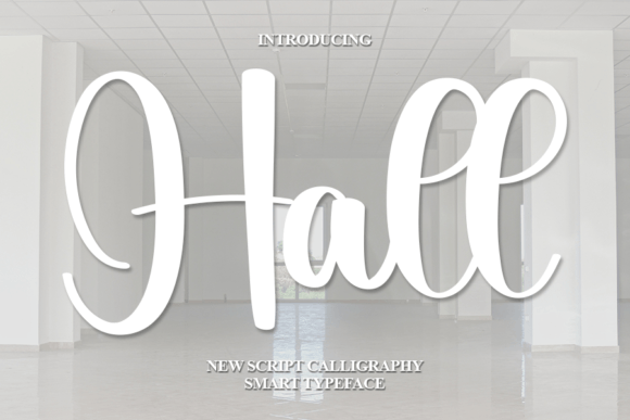 Hall: A Trendy Handwritten Font