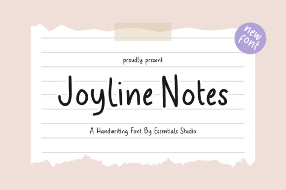 Joyline Notes Font for Elegant Design
