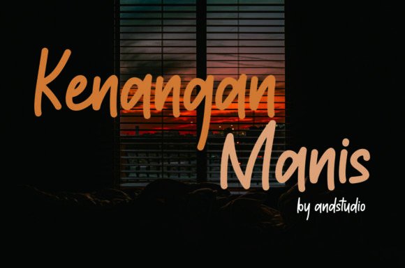 Kenangan Manis: A Beautiful Handwritten Font