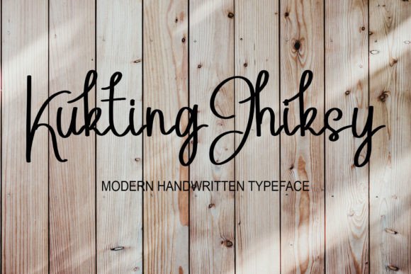Kukting Jhiksy Font for Business