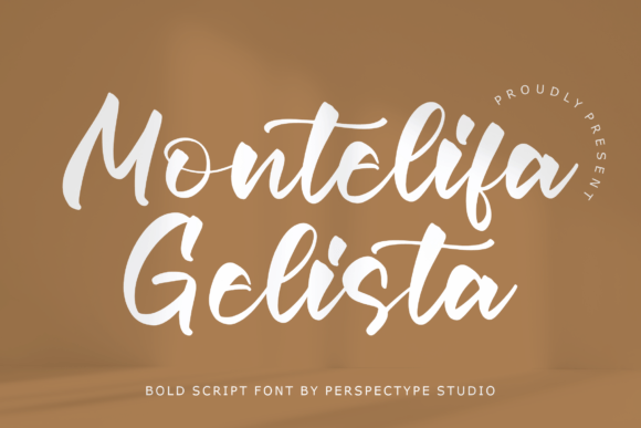 Montelifa Gelista – Bold Script Font