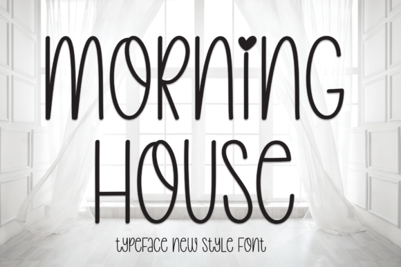Morning House Font for Editorial Design