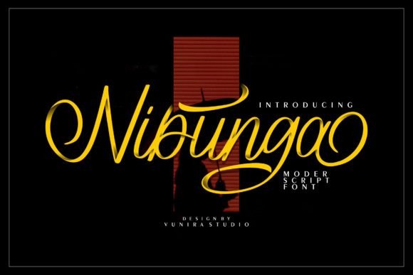 Nibunga: A Modern Script Font
