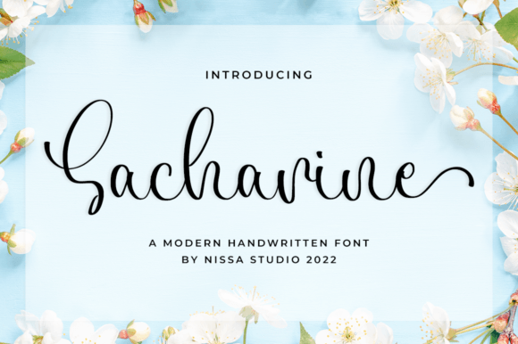 Sacharine: Elegant Handwritten Font