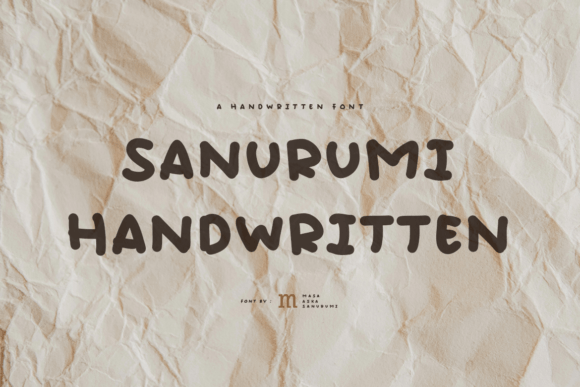 Sanurumi Handwritten: A Stylish Font for Web Design