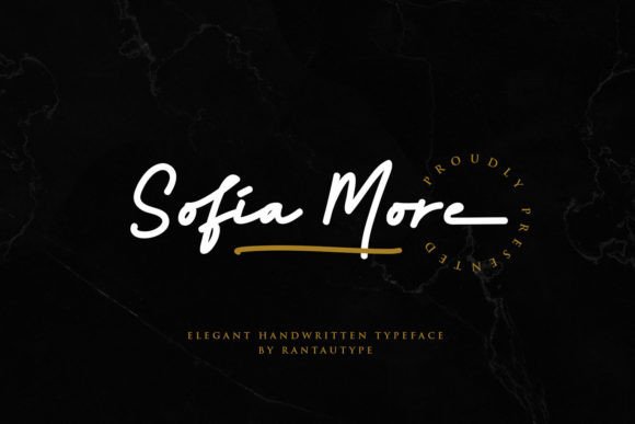 Sofia More: A Handwritten Font That Feels Like It Belongs