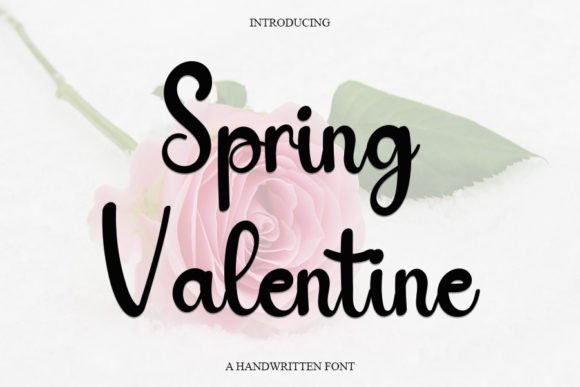 Spring Valentine Font Review