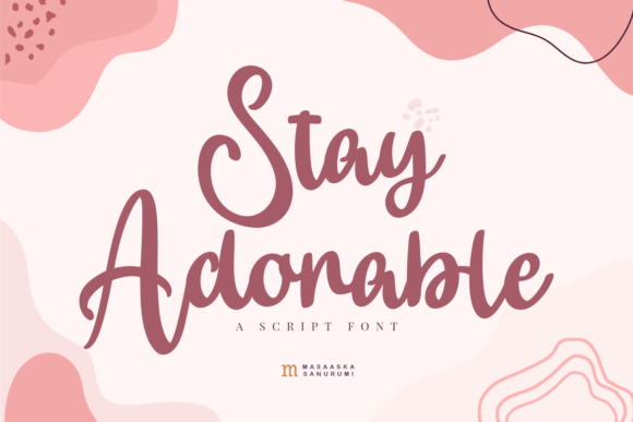 Stay Adorable Font for Web Design