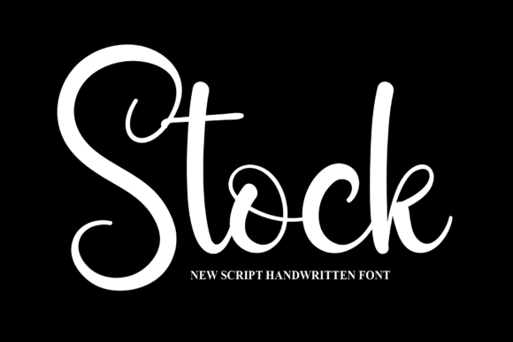 Stock: A Sweet Handwritten Font