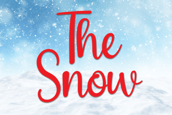 The Snow: A Sweet Script for Editorial Design