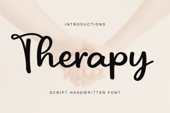 Therapy: A Stylish Handwritten Font