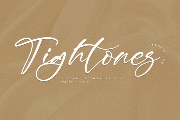 Tightones: Elegant Script Font