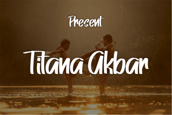 Titana Akbar: A Stylish Script Typeface