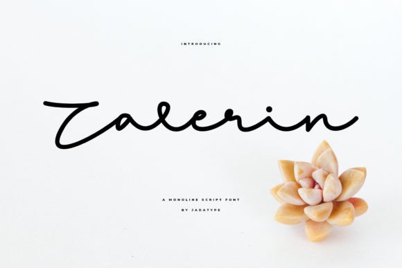 Zalerin: A Handwritten Font for Creative Makers